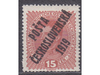 15h Karel, podtyp IIa, Nr.38, **, ilustrační foto