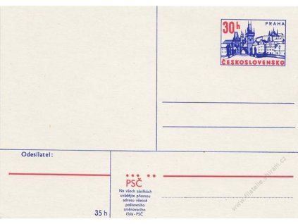 CDV 166 Praha, světlejší papír