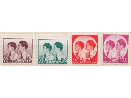 1937, 0.25-2 Din série Děti, MiNr.330-333, **