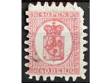 1866, 40K Znak, MiNr.9, razítkované