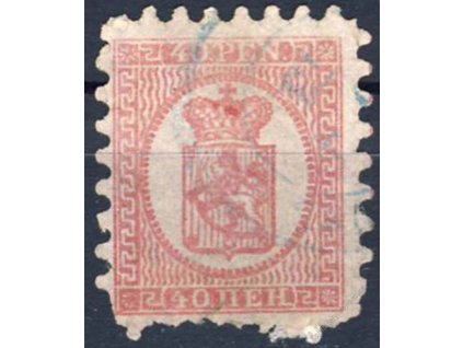 1866, 40P Znak, Mi.100Euro, MiNr.9, razítko