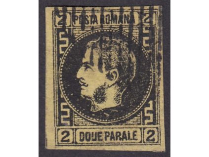 1866, 2Par Karel, MiNr.14y, razítkované, dv