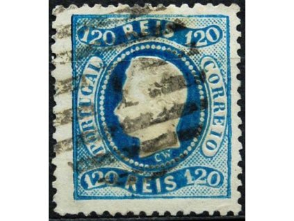 1867, 120R Luis, krátké zoubky, razítkovaná