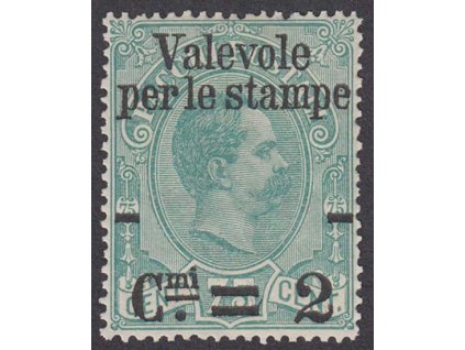 1890, 2C/75C novinová, MiNr.64, * po nálepce