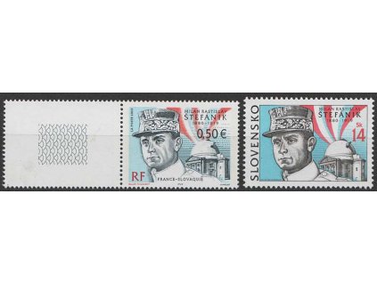 2003, M.R.Štefanik, společné vydání SR+Francie, **