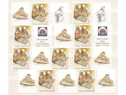 2010, "A" Valná hromada SČF, sestava kuponů, Nr.643, **