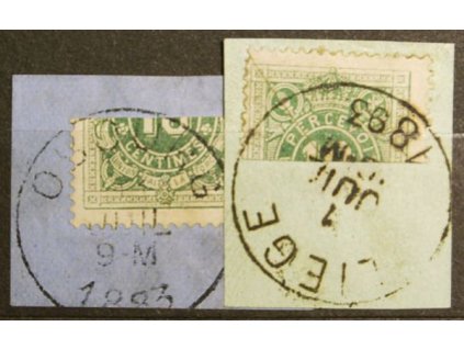 1870, 10C doplatní, půlené frankatury