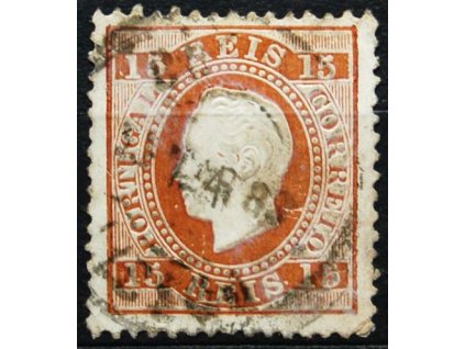 1870, 15R Luis, dv, MiNr.36, razítkovaná