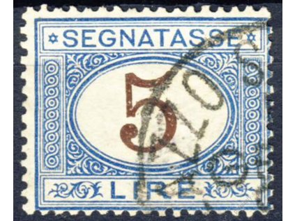 1870, 5L doplatní, MiNr.13, razítkované
