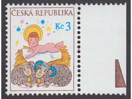 1999, 3 Kč Vánoce, DV - ryska v R, Nr.240, ** , ZP 30/1