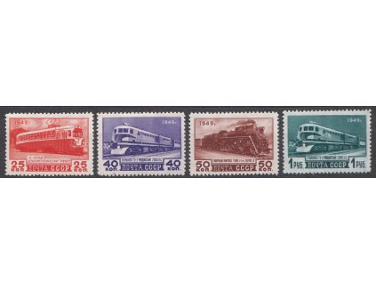 1949, 25K-1R série Lokomotivy, MiNr.1414-17, **/*