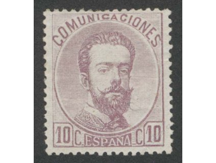 1872, 10C Amadeo, reparovaný lep, lehké vlomy