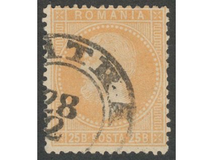 1872, 25B Karel, MiNr.41, razítkované, dv