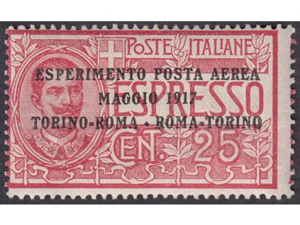 1917, 25 C letecká, MiNr.126, **