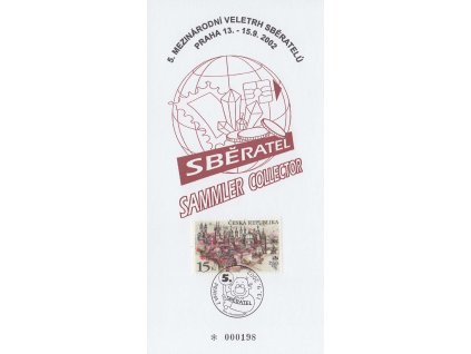 2002, Sběratel 2002, Praha, pamětní list, A5, podlouhlý formát