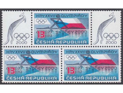 2000, 13 Kč OH Sydney, (K+1+K / 2), Nr.268, **