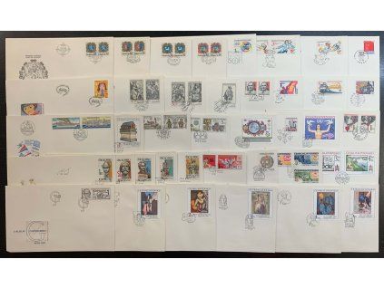 1982, kompletní sada FDC