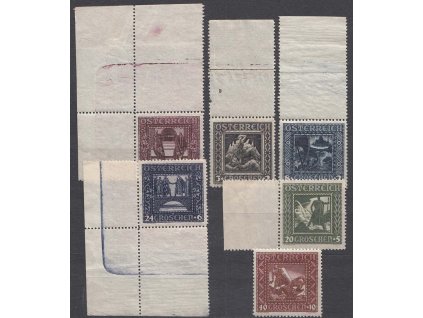 1926, 3-40 g série, kraj. kusy, MiNr.488-93, ** , 3 g DZ 6