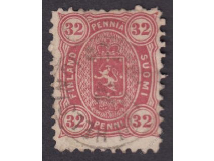 1875, 32P Znak, MiNr.18A, razítkované, nepatrně zeslabeno