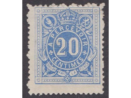 1870, 20 C doplatní, MiNr.2, (*)