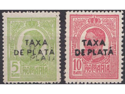 1918, 5-10 B doplatní série, MiNr.40-41, **/*