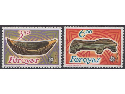 Färöer, 1989, 3.50-6 Kr série Europa, MiNr.184-85, **