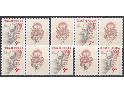 2002, 9 Kč Mistr Jan Hus, sestava kuponů, Nr.325, **