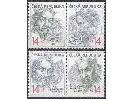 1996, 14 Kč Lucemburská dynastie, sestava spojek, Nr.105-8, **