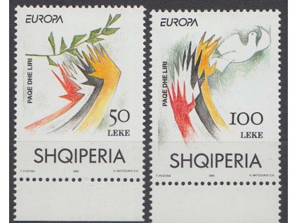 1995, 50-100 L série Europa, MiNr.2556-57, **