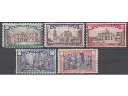 1924, 20C-5L série, MiNr.206,208-11, chybí 30C, 20C lom