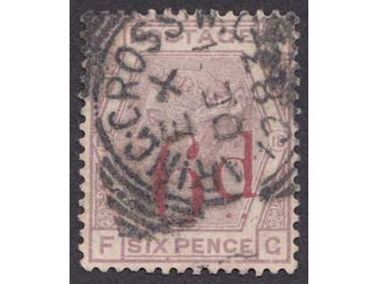 1883, 6P/6P Viktoria, MiNr.71, razítkované