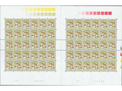 2005, 7.50 Kč Křemílek a Vochomůrka, archy PA 1 a 2, Nr.438, ** , obě desky