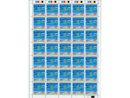 2007, 10 Kč ČR v Schengenu, arch s VV na ZP 7 a 20, Nr.VV.538, **