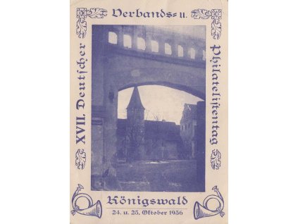 1936, Libouchec-Sjezd německých filatelistů, propagační pohlednice, vada