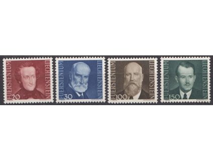 1943, 20-150 Rp série Knížata, MiNr.214-17, **