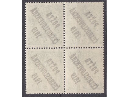 5h Koruna, 4blok, lehký obtisk, Nr.34, **