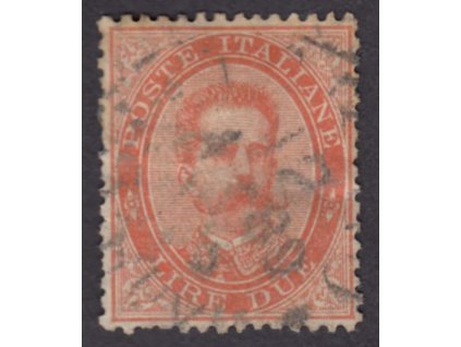 1882, 2L Umberto, MiNr.49, razítkované, horší jakost