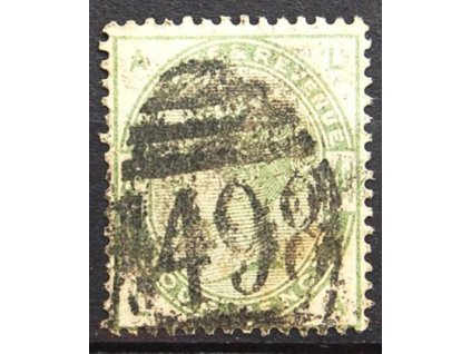 1883, 4P Viktoria, MiNr.77, razítkované