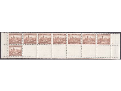 1939, 20K Praha, dolní vodorovný pás, varianta hvězdička, Nr.40, **