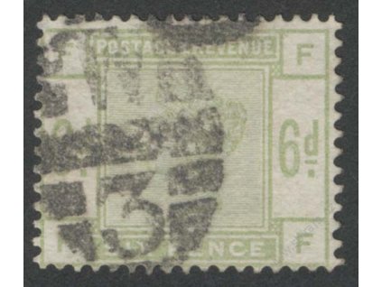 1883, 6P Viktoria, MiNr.79, razítkované