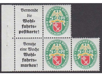 1929, soutisk Erby, MiNr.W34,35, **/*