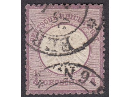 1872, 1/4 Gr Orel, MiNr.16, razítkované, stopy stáří a poštovního provozu