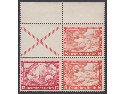 1933, soutisk Wágner, MiNr.W51,W55, **/* , * je na okraji