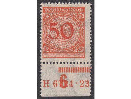 1923, 50 Pf číslice, HAN, MiNr.342, **/*