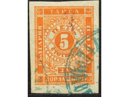 1885, 5St doplatní, MiNr.4, razítkovaná
