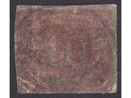 Prusko, 1866, 10 Sgr číslice, MiNr.20, razítkované, kvalita - viz. foto