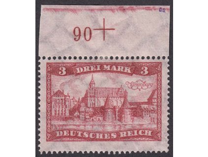 1924, 3 M Budovy, kraj. kus, MiNr.366X, * po nálepce , archové lomy