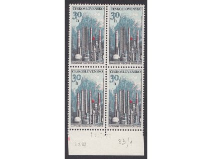 1979, 30 h Výročí SNP, DV - čára přes hvězdu, Nr.2387, ** , ZP 28/1