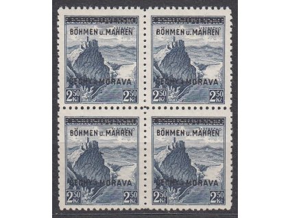 2.50Kč Strečno, 4blok, Nr.15, **, ilustrační foto