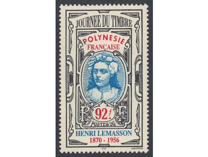 Polynésie, 1996, 92 Fr Tahitská dívka, Nr.518, **